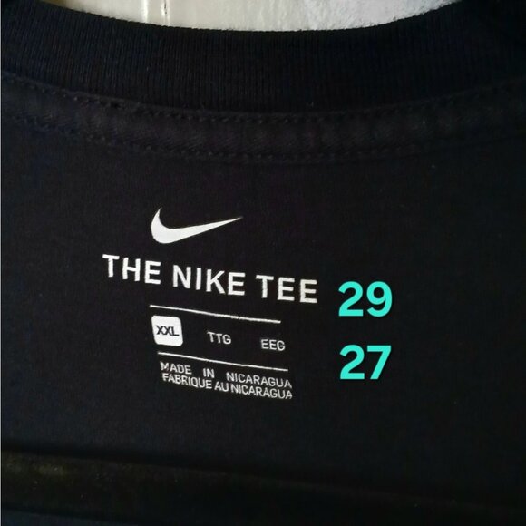 Nike × Gatorade Men's T-Shirt 2XL PG Paul George NBA Basketball Black Tee CW4760 - Picture 11 of 11